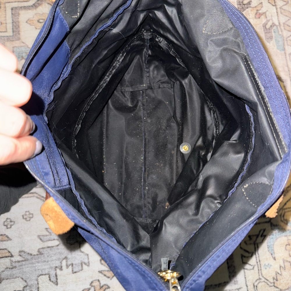 LONGCHAMP Le Pliage Expandable Travel bag, Navy Tote, Weekender - Picture 6 of 7